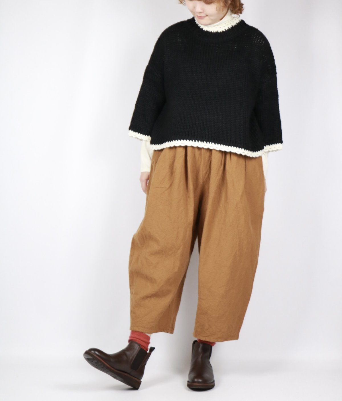 画像15: ROBE de PEAU JOU JOUボトルネックニット　3色 (15)