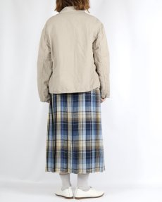 画像15: O'neil of dublin IRISH LINEN LOW WAIST PLEATS WRAP SKIRT LENGTH 80cm (WITH PIN) 2色 (15)