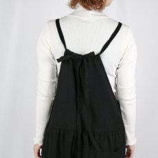 画像8: Gauze#  TRAVAILサロペット　BLACK  (8)