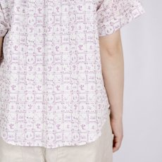 画像25: sosotto LIBERTYタナローン袖折り返し半袖ブラウス (Employee‘s Picnic)2色 (25)