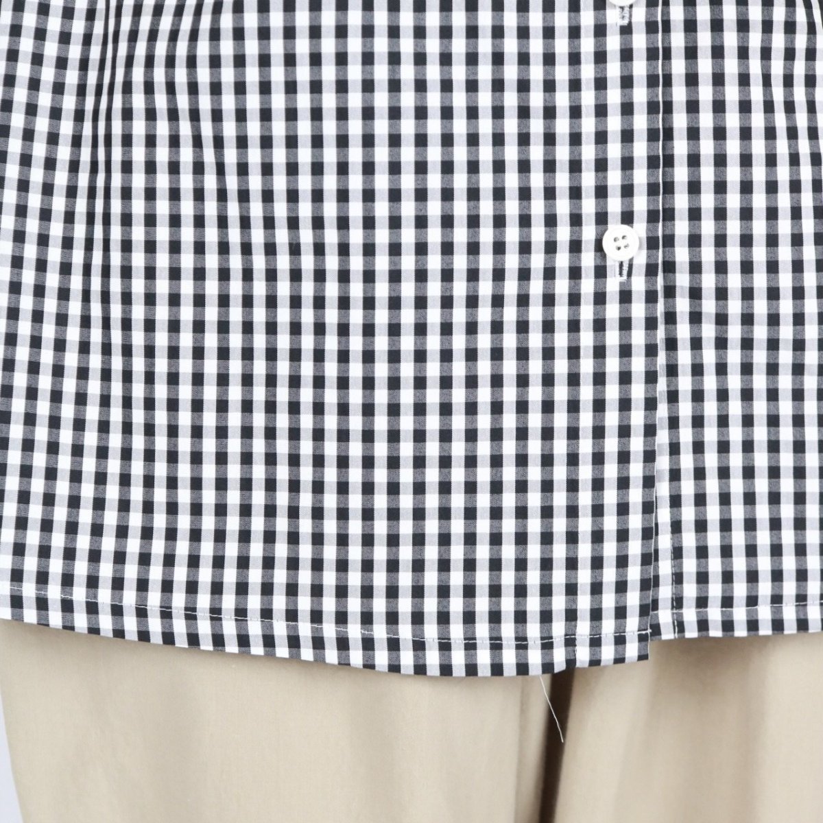 画像16: Vent d'ouest ギンガムチェッククールマックスノースリーブシャツ　2色 (16)