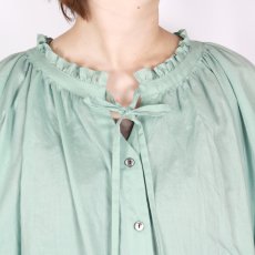 画像20: LUEUF FRILL NECK SHIRT 3色 (20)