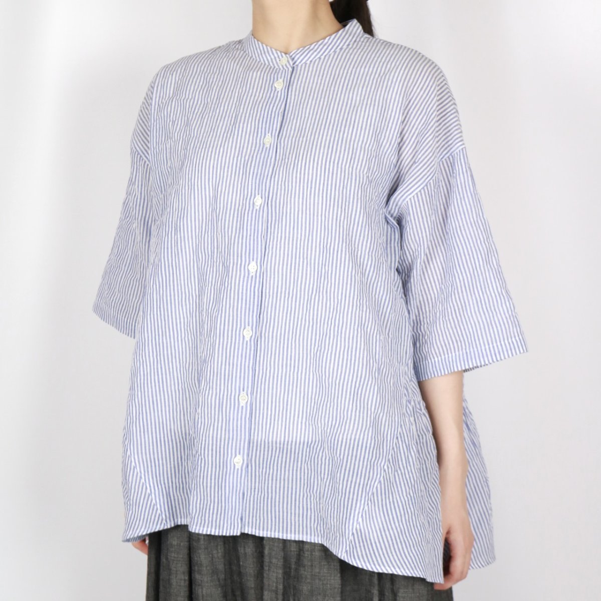 画像4: nachukara　コットンシャーリング バッグギャザーシャツ　3色 (4)