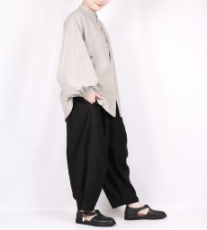 画像11: NARU 近江晒50sブロード 袖ボリュームシャツ 3色 (11)