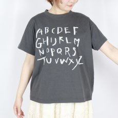 画像11: tumugu:ラフィ天竺 プリントTシャツ(アルファベット) 4色 (11)