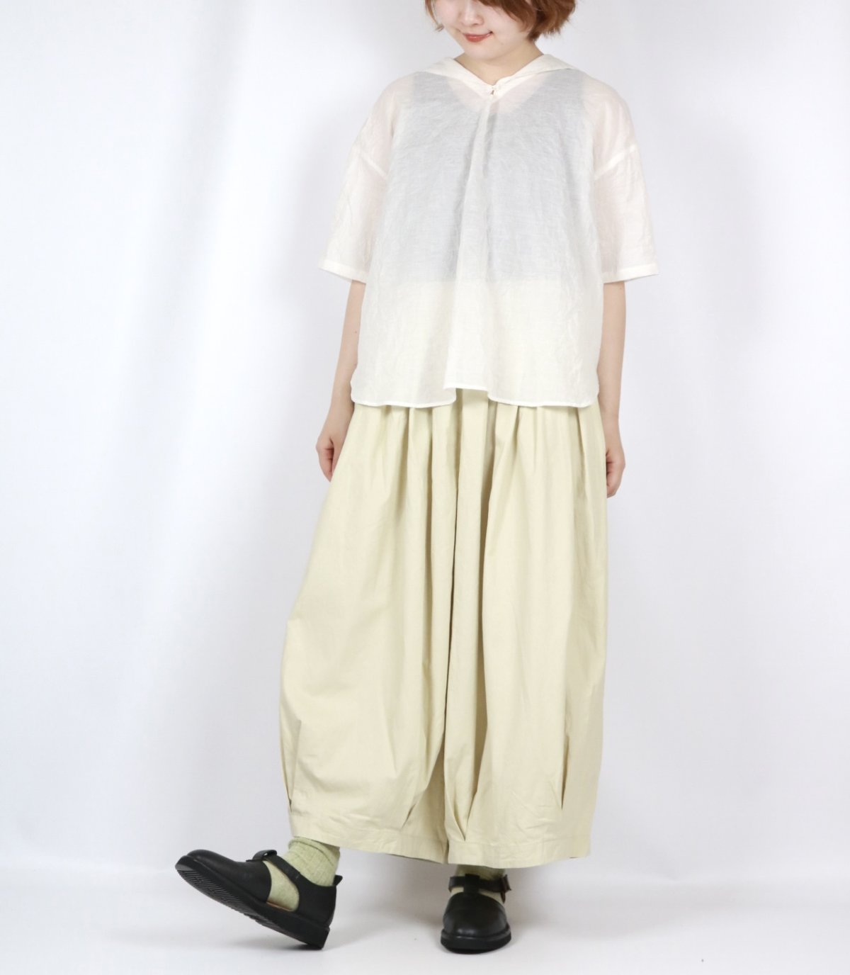 画像20: nachukara  ライトツイル ラウンド キュロット  4色 (20)