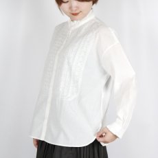 画像8: maison de soil　 60s ORGANIC CAMBRIC WITH EMB FRILL COLLAR EMB SHIRT　 (8)