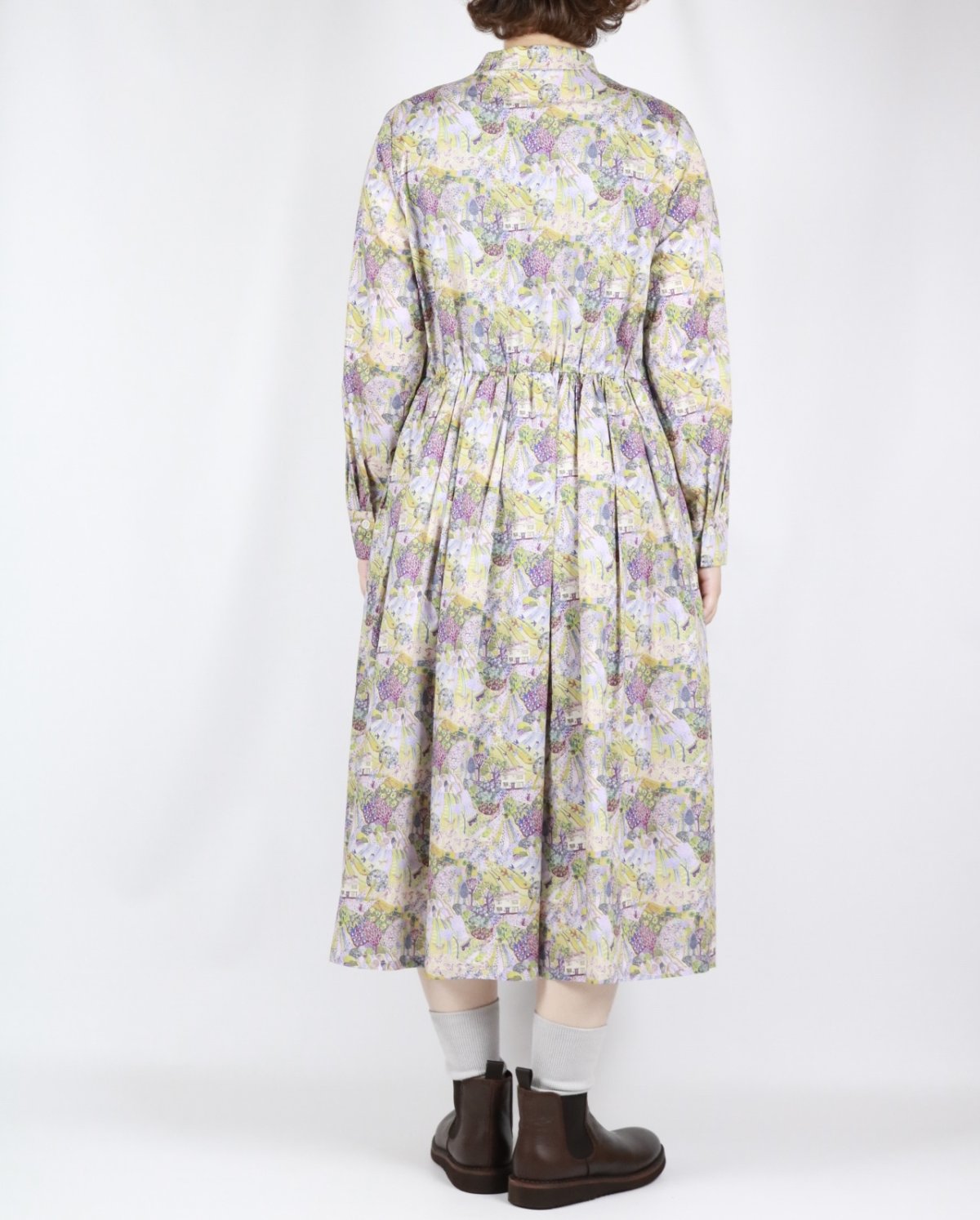 画像28: Crespi  BOTANICAL ESCAPEリバティワンピース 4色 (28)