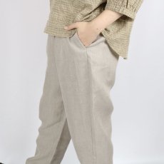 画像36: maison de soil  LINEN TWILL EASY TAPERED PANTS 3色　2サイズ (36)