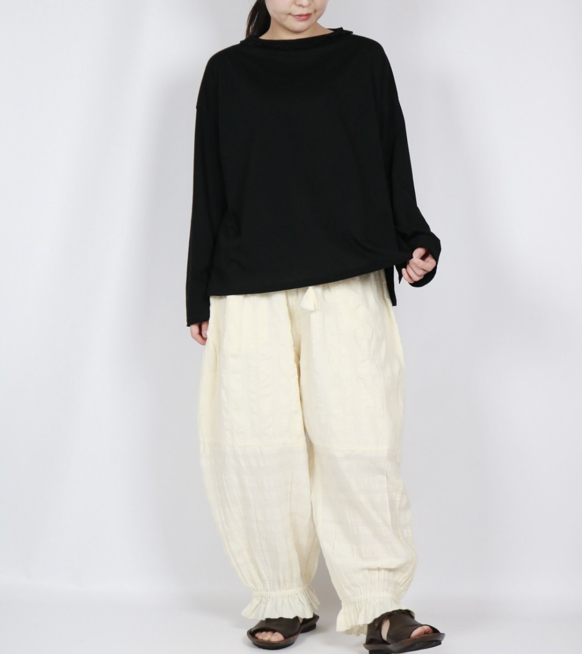 画像33: Gauze#　シンプリー フリルプルオーバー　3色 (33)