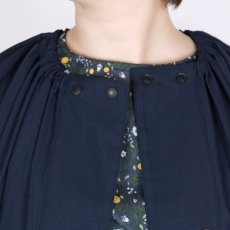 画像28: LUEUF GATHER NECK WIDE BLOUSON 2色 (28)