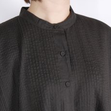 画像20: maison de soil 60s ORGANIC CAMBRIC PLAIN BANDED COLLAR DRESS WITH MINI PINTUCK 2色 (20)