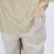 画像37: maison de soil  LINEN TWILL EASY TAPERED PANTS 3色　2サイズ (37)