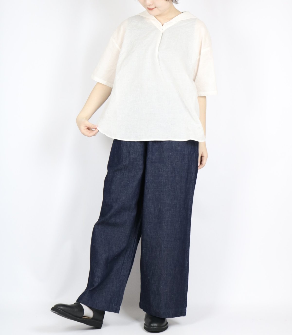 画像17: nachukara キャッチワッシャー セーラーブラウス　3色 (17)