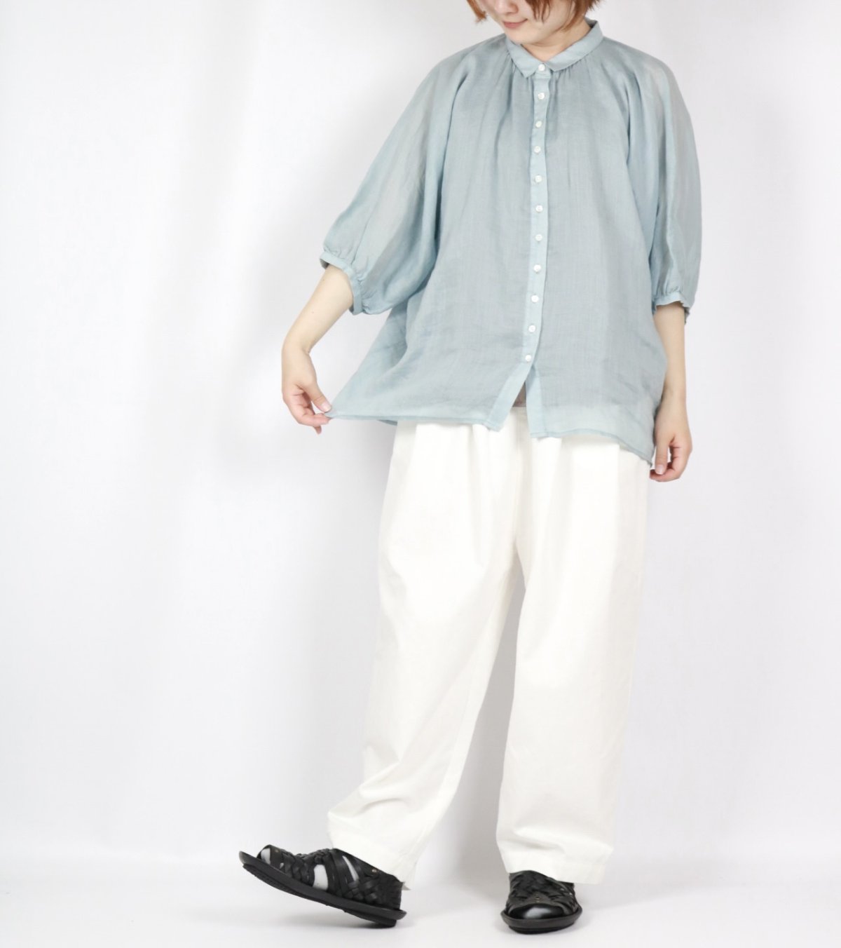 画像22: DIARIES ワイドテーパードパンツ 3色 (22)