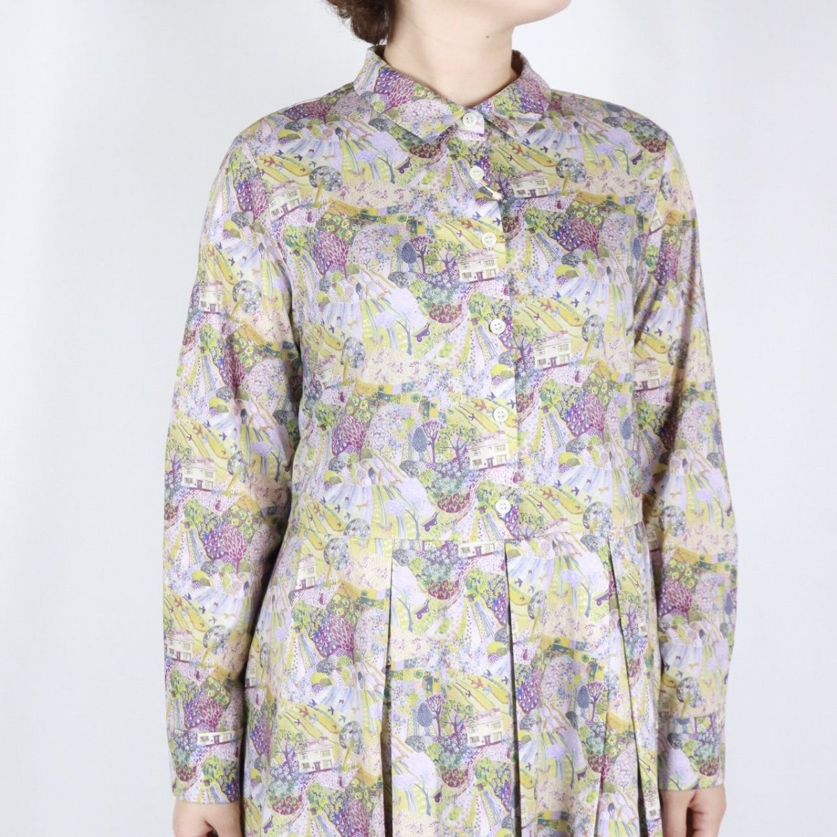 画像29: Crespi  BOTANICAL ESCAPEリバティワンピース 4色 (29)