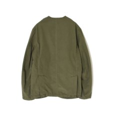 画像42:  Vas-y Lentement 40s ORGANIC POPLIN (OVERDYE) SIDE VENTS V-NECK JACKET 2色2サイズ (42)