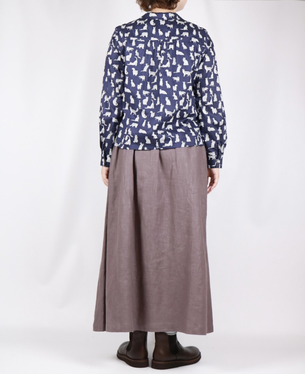 画像35: Crespi リバティタナローン ブラウス 3色 (35)