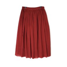 画像19: maison de soil PLAIN COTTON SILK RAJASTHAN TUCK GATHERED SKIRT WITH LINING 2SIZE (19)