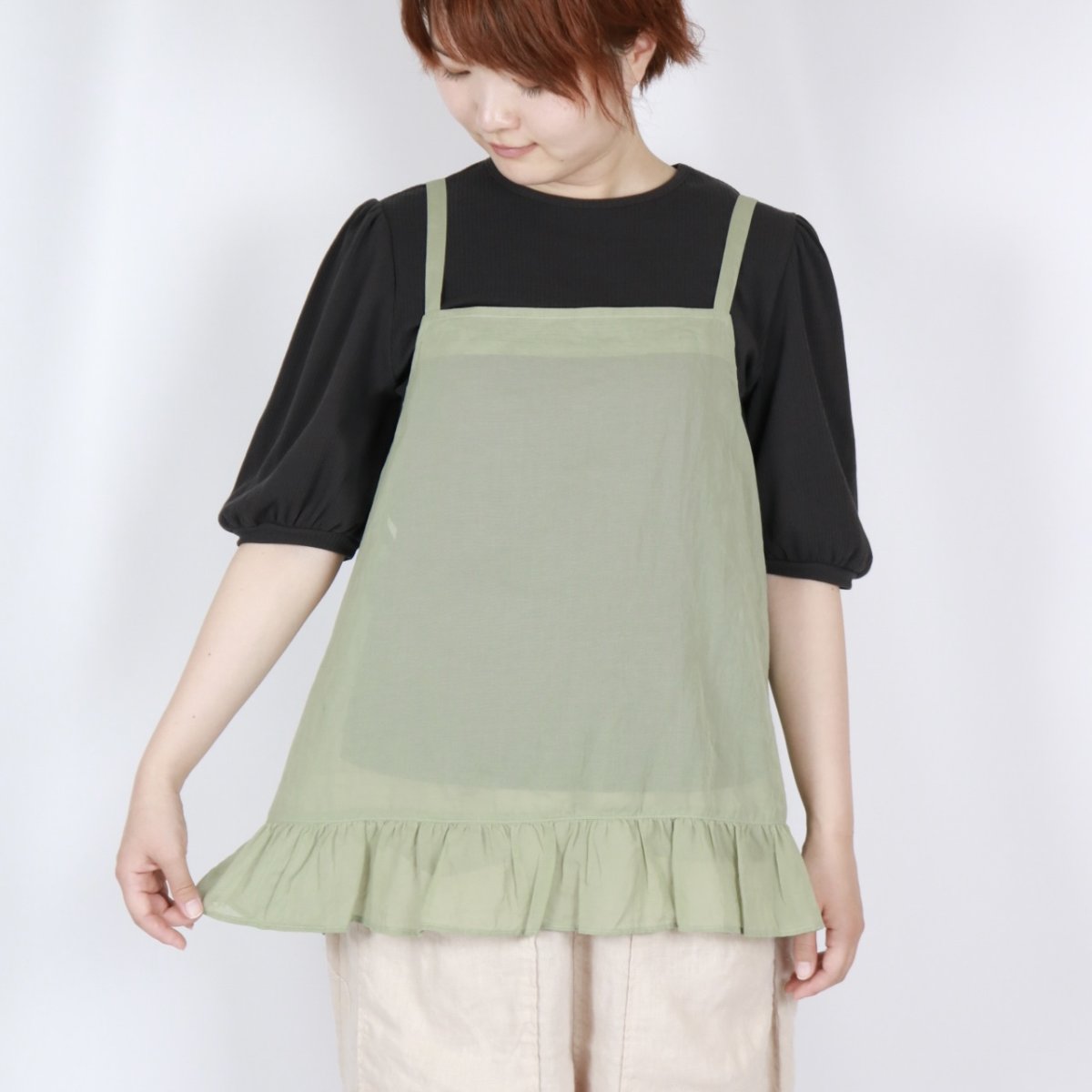 画像18: LABORATORY  ストリングキャミソールベスト　3色 (18)