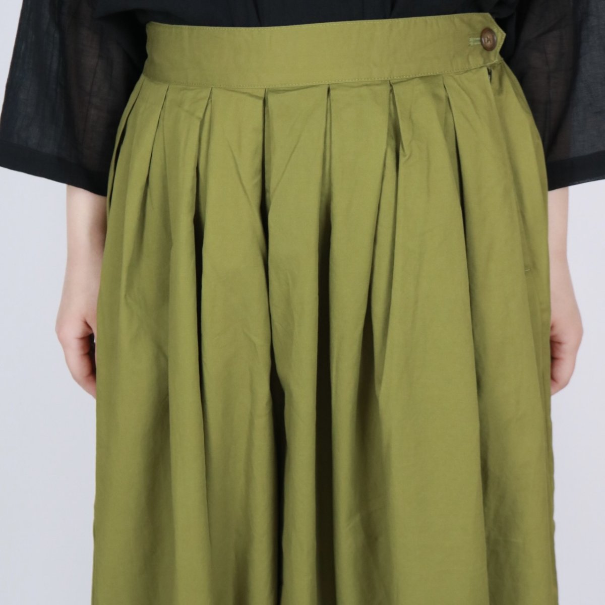 画像6: nachukara  ライトツイル ラウンド キュロット  4色 (6)