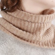 画像12: maison branche メリノウールスリット入りスヌード　4色 (12)