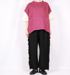 画像3: Gauze#   リネンヴィスコース ヴィヴィアンパンツ  2色 (3)