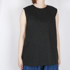 画像16: DIARIES DOT BACK GATHER SLEEVELESS 2色 (16)