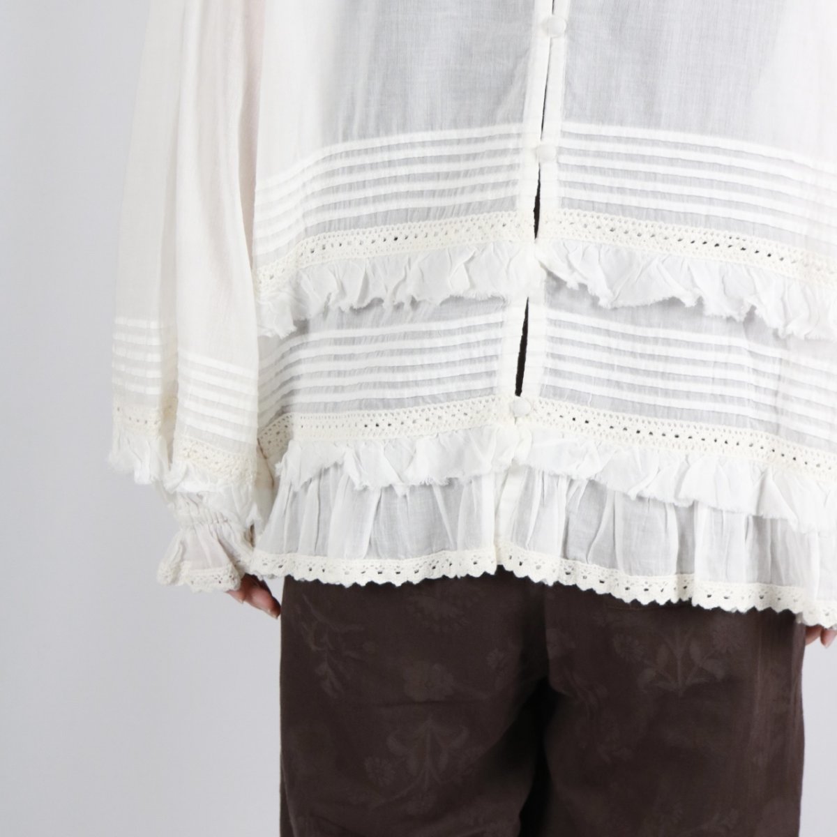 画像11: tumugu: カディコットン2Wayプルオーバー 3色 (11)