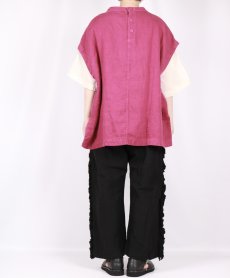 画像5: Gauze#   リネンヴィスコース ヴィヴィアンパンツ  2色 (5)