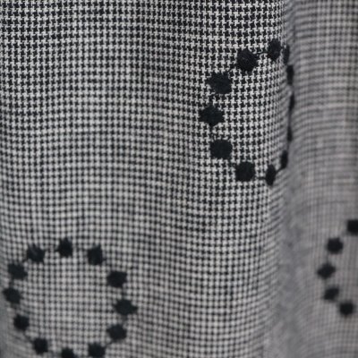 画像3: bluewillow コットンリネン平織りサークル刺繍 コクーンパンツ 3色