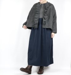 画像14: LABOLATORY  TWEED QUIET FRILL BLOUSE  2色 (14)