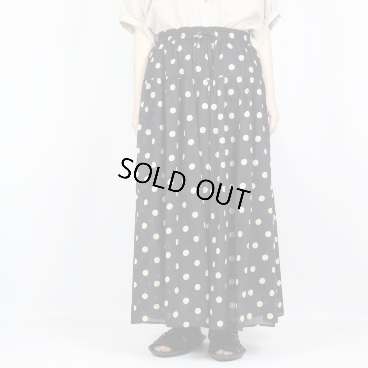 画像15: SOIL  80s COTTON VOILE DOT PRINT CULOTTES　２SIZE (15)