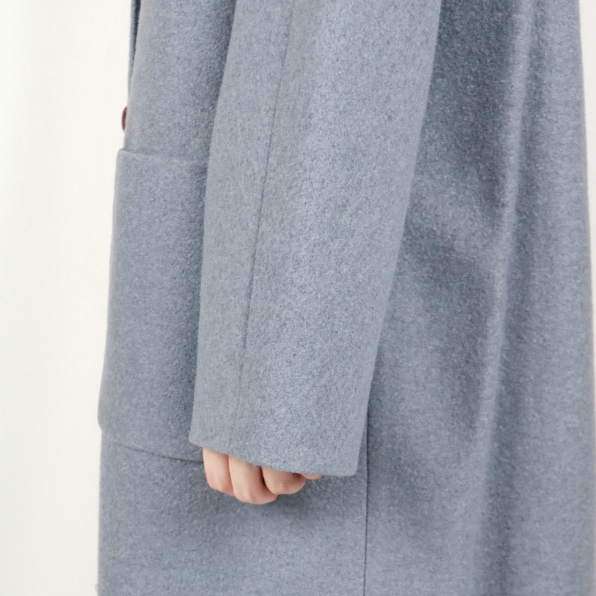画像31: Vent d'ouest ウールソフト圧縮ノーカラーコート 4色 (31)