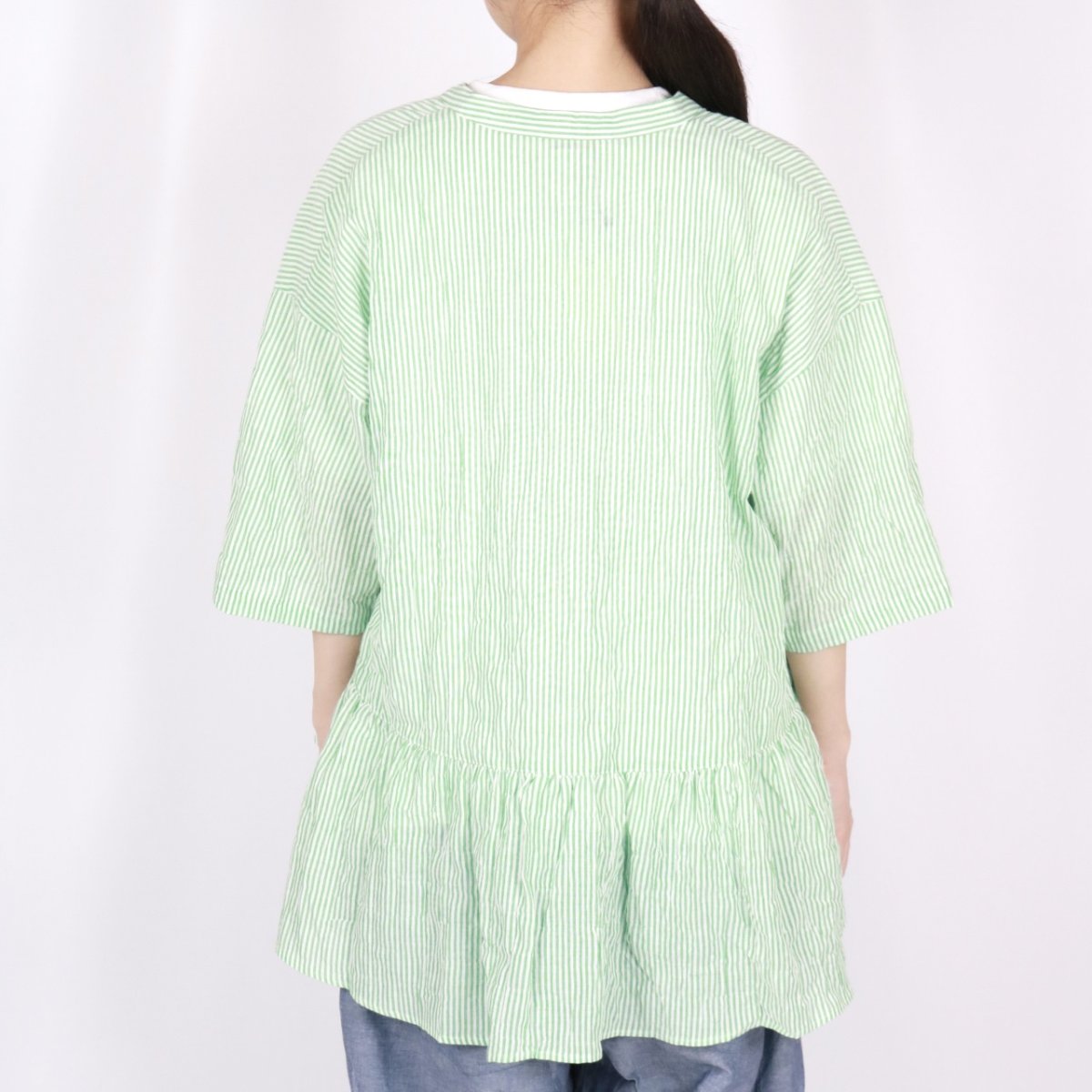 画像21: nachukara　コットンシャーリング バッグギャザーシャツ　3色 (21)