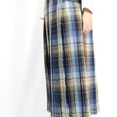 画像10: O'neil of dublin IRISH LINEN LOW WAIST PLEATS WRAP SKIRT LENGTH 80cm (WITH PIN) 2色 (10)