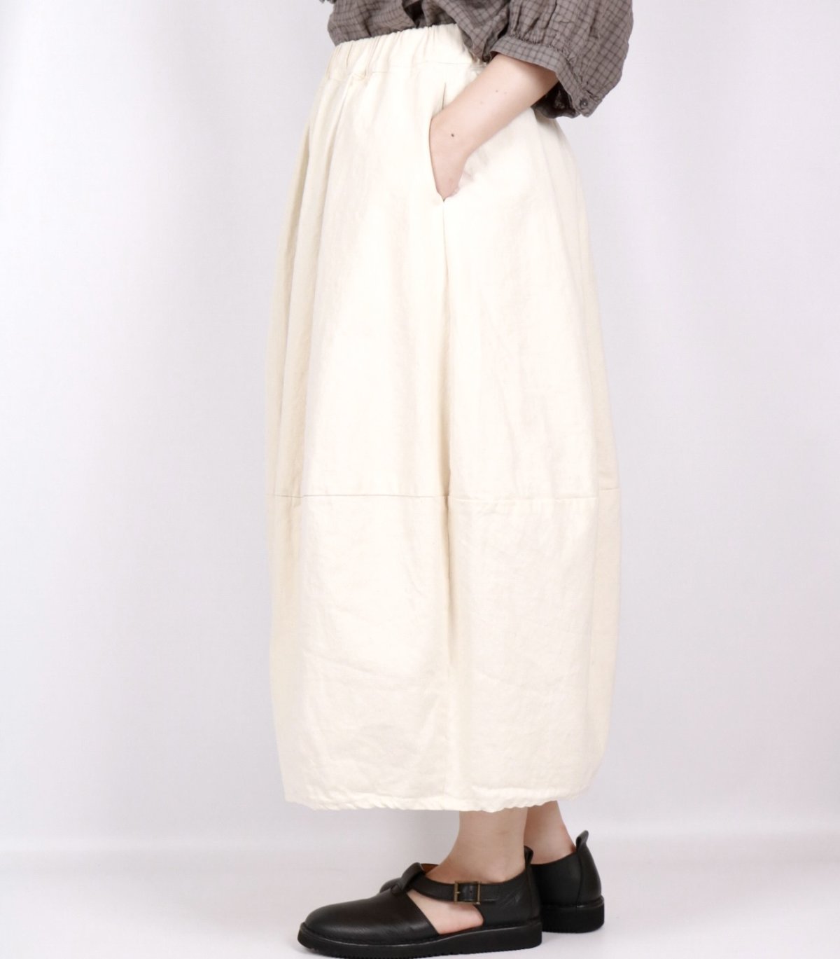 画像39: NARU 8オンスムラデニムエッグスカート 4色 (39)