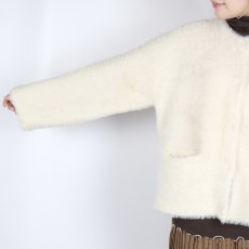 画像3: sosotto  フェイクファーニットカーデ   2色 (3)