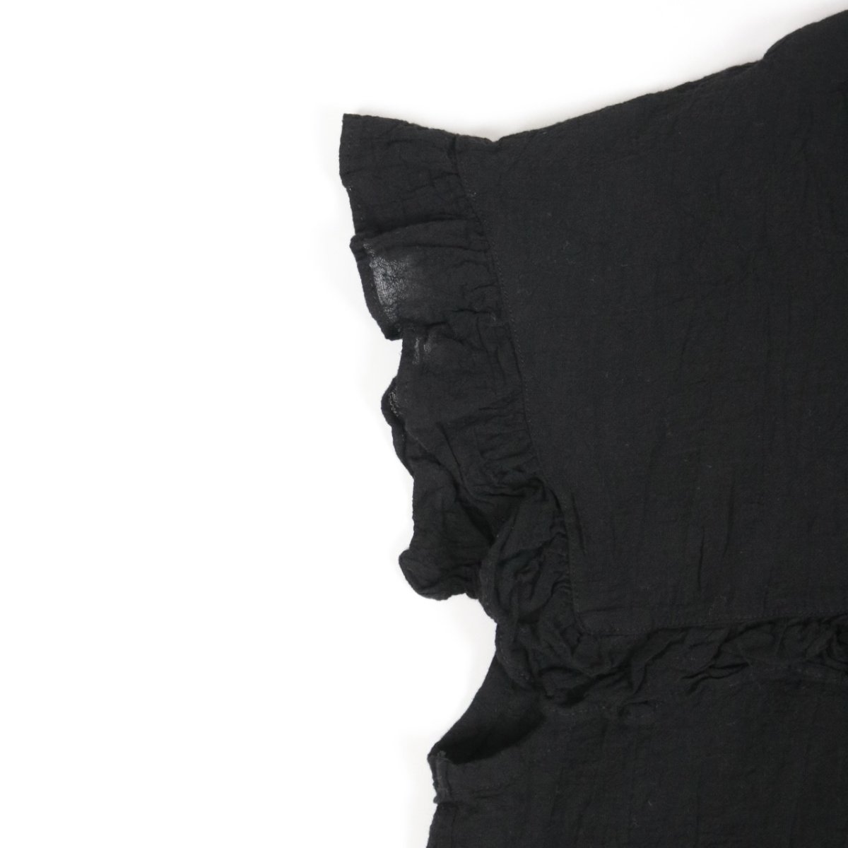 画像39: tumugu: コットンリネン先染めボイルワッシャー ベスト　3色 (39)