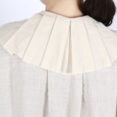 画像2: MAGALI 　ストライプリネン・アンティークカラー・ブラウス　2色