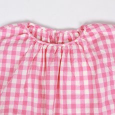 画像28: Gauze# GINGHAM BELL SLEEVE PULLOVER 2色 (28)