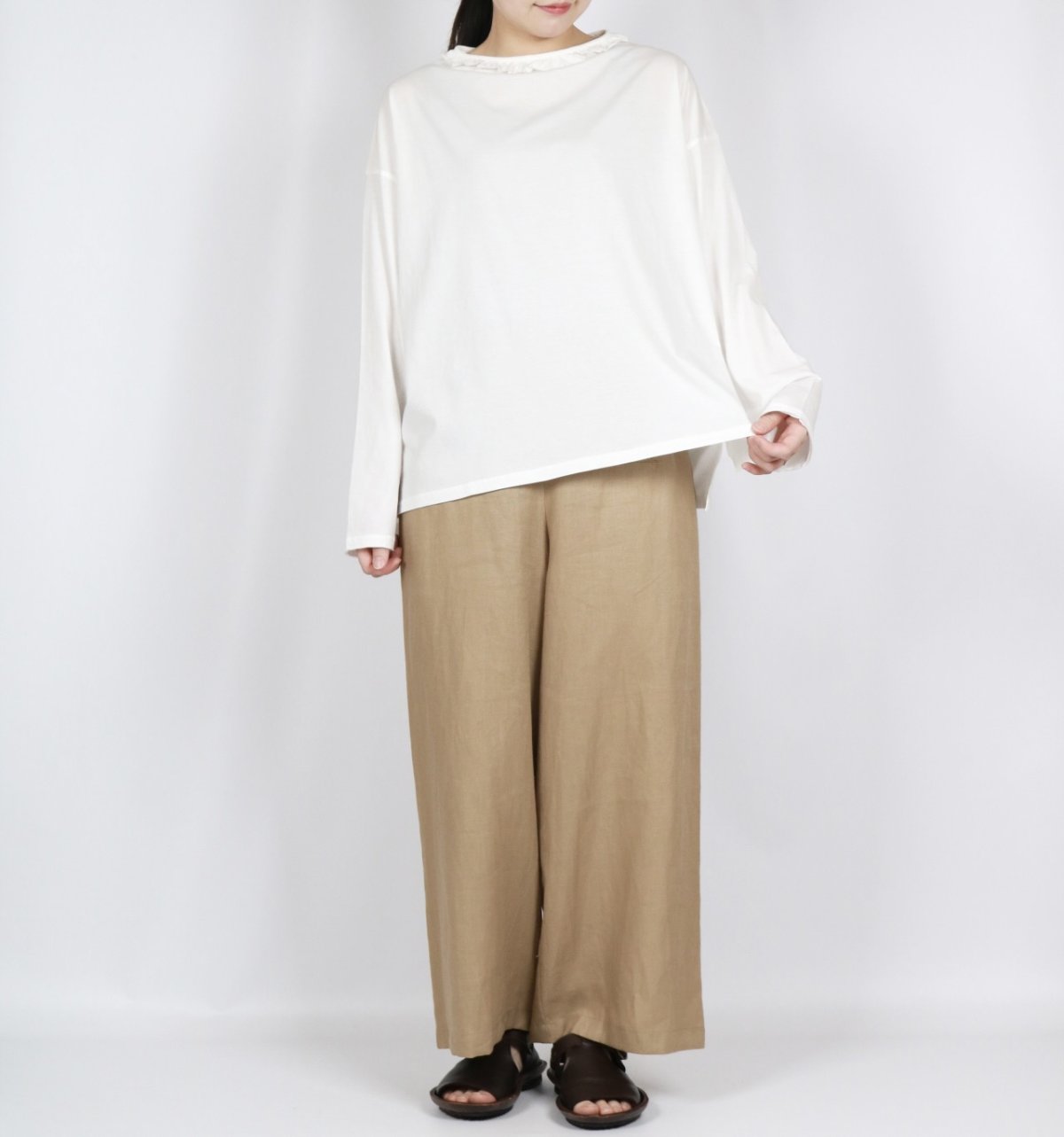 画像23: Gauze#　シンプリー フリルプルオーバー　3色 (23)