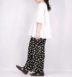 画像4: NARU リップルクロスランダムドットエッグパンツ  (4)