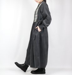 画像4: sosotto　細コール×LIBERTY ビブヨーク ワンピース　2色 (4)