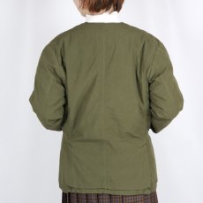 画像25:  Vas-y Lentement 40s ORGANIC POPLIN (OVERDYE) SIDE VENTS V-NECK JACKET 2色2サイズ (25)