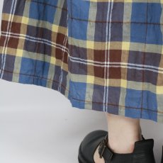 画像12: Vent d'ouest ワッシャーチェックスカート　2色 (12)