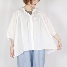 画像24: LUEUF FRILL NECK SHIRT 3色 (24)
