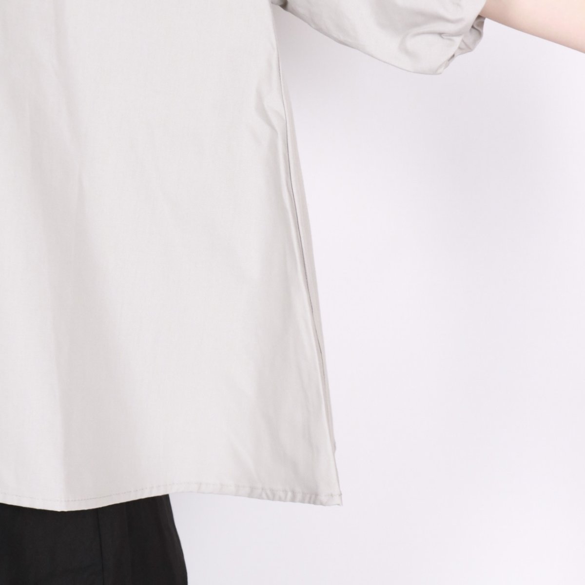 画像9:  NARU エッセンシャルブロード バルーンスリーブシャツ　3色 (9)