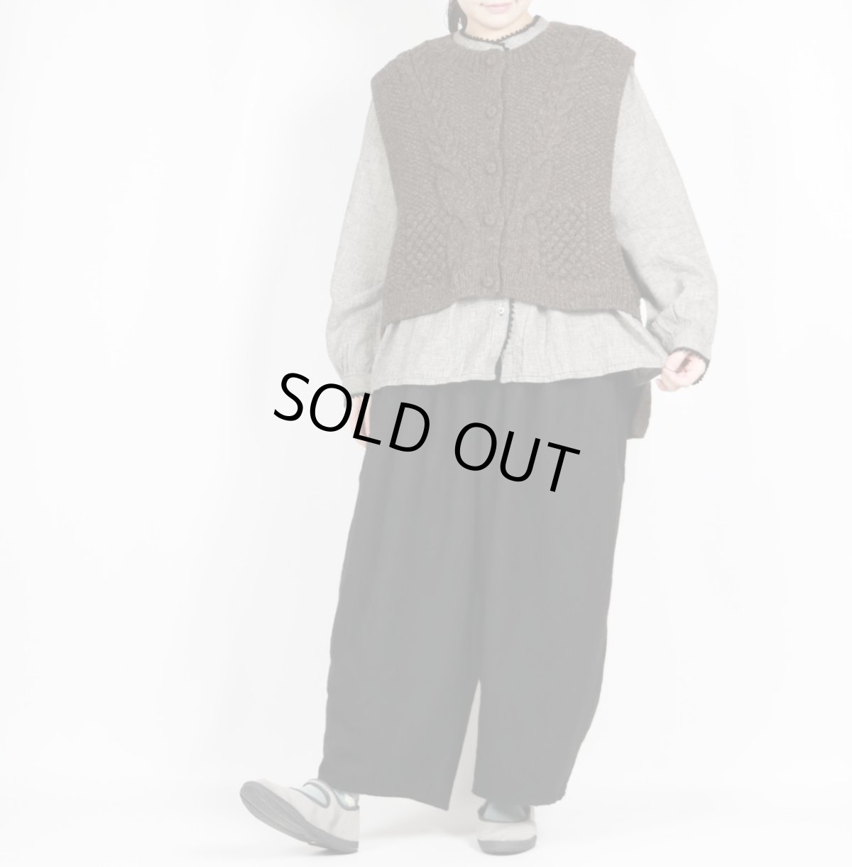 画像27: ROBE de PEAU　Camille ウールタックパンツ　3色 (27)