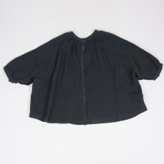 画像40: tumugu: 細番手リネン2wayブラウス 3色 (40)